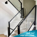 نرده شیشه ای | قیمت نرده شیشه ای مدرن | هندریل شیشه ای - تصویر 2