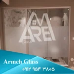 کابین دوش شیشه ای با شیشه مات | قیمت کابین دوش مات