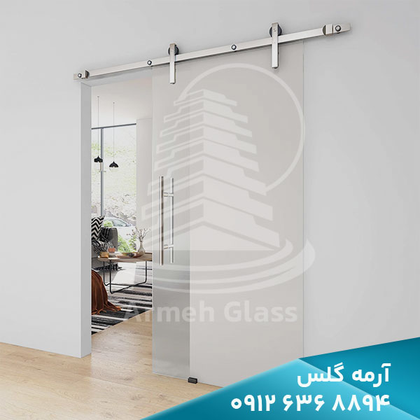 درب شیشه ای اسپایدری | ریلی و لولایی | طراحی و اجرا