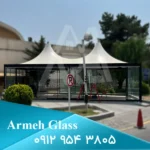 سقف متحرک خیمه ای | سقف متحرک پارچه ای