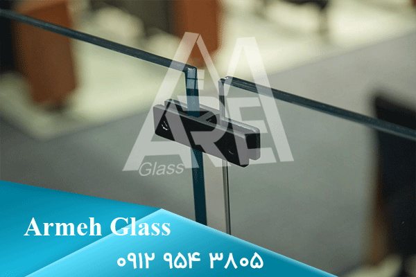 هندریل شیشه ای | نرده شیشه ای