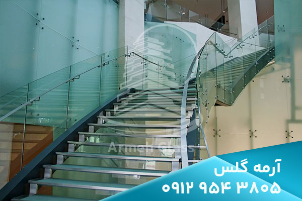پله و نرده شیشه ای | امنیت در کنار زیبایی