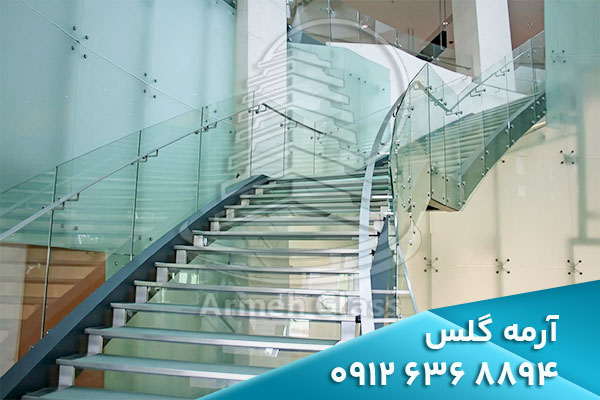 پله و نرده شیشه ای | امنیت در کنار زیبایی